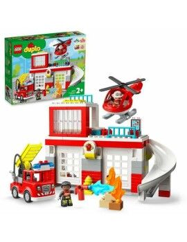 Playset Lego 10970 DUPLO Fire Station and Helicopter (117 Peças)