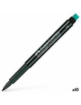 Rotulador permanente Faber-Castell Multimark 1513 F Preto (10 Unidades)