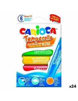 Témperas Carioca Temperello 6 Piezas (24 Unidades)