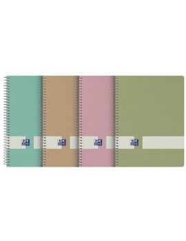 Cuaderno Oxford Europeanbook Multicolor 80 Hojas A5 5 Piezas