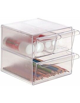 Organizador Multiusos Archivo 2000 Transparente 19 x 15 x 15 cm