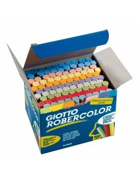 Tizas Giotto Robercolor Multicolor (100 Piezas) Antipolvo 100 Piezas