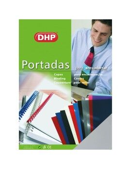 Portadas de encuadernación DHP Transparente A4 PVC 100 Piezas