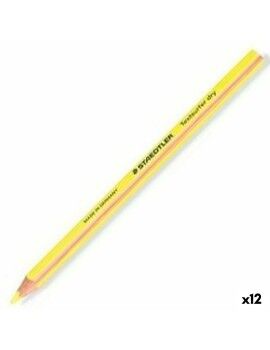 Marcador Fluorescente Staedtler Lápiz Amarillo (12 Unidades)