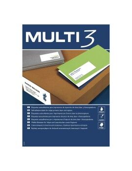 Etiquetas MULTI 3 105 X 40 mm Branco 100 Folhas