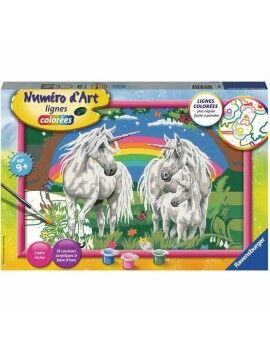 Desenhos para pintar Ravensburger In the Land of Unicorns