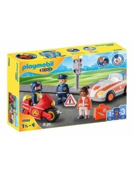 Playset Playmobil 71156 1.2.3 Day to Day Heroes 8 Peças