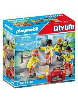 Playset Playmobil 71244 City Life Rescue Team 25 Piezas