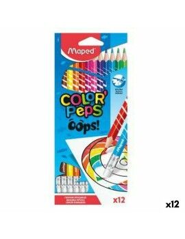 Lápices de colores Maped Color' Peps Multicolor 12 Piezas (12 Unidades)