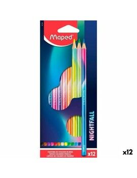 Lápices de colores Maped Nightfall Multicolor 12 Piezas (12 Unidades)