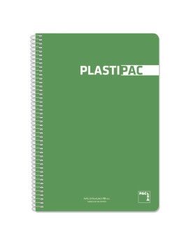 Caderno Pacsa Plastipac Verde Claro Din A4 5 Peças 80 Folhas