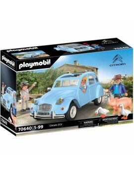 Playset de Vehículos Playmobil Citroen 2CV 70646 Coche Azul 57 Piezas