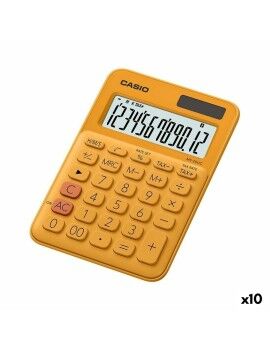 Calculadora Casio MS-20UC 2,3 x 10,5 x 14,95 cm Naranja (10 Unidades)