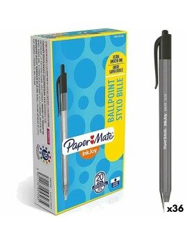 Bolígrafo Paper Mate Inkjoy 20 Piezas Negro 1 mm (36 Unidades)