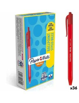 Bolígrafo Paper Mate Inkjoy 20 Piezas Rojo 1 mm (36 Unidades)