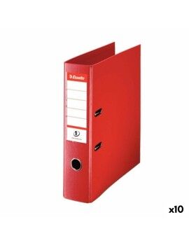 Archivador de Palanca Esselte Rojo Din A4 (10 Unidades)