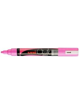 Marcadores de giz líquido Uni-Ball PWE-5M Cor de Rosa (6 Peças)