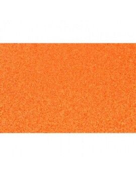 Borracha Eva Fama Purpurina Laranja 50 x 70 cm (10 Peças)