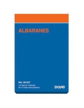 Bloco de notas DOHE 50122T 1/4 10 Peças 150 Folhas