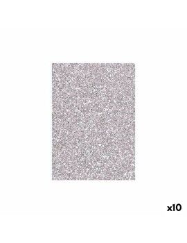 Goma Eva Fama Plateado 50 x 70 cm (10 Unidades)