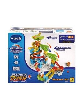 Set de Canicas Vtech Marble Rush Marble Run - Beginner Set Circuito + 4 Años Pista con Rampas 47...