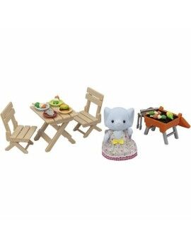 Accesorios para casa de Muñecas Sylvanian Families The Elephant Girl and Her Picnic Set