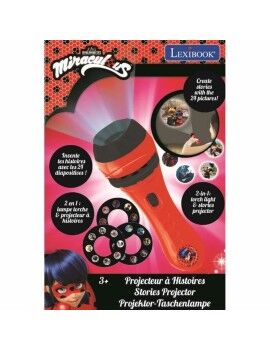 Linterna Lexibook Miraculous Proyector Cuentacuentos