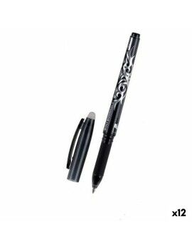 Bolígrafo MP Negro Tinta borrable 0,7 mm (12 Unidades)