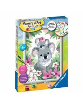 Conjunto de pintura por números Ravensburger Mama Koala and Her Baby