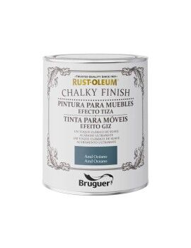 Pintura Bruguer Rust-oleum Chalky Finish 5733886 Muebles 750 ml Azul Océano