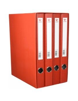 Archivador Modular Grafoplas Carpeta de anillas x 4 Rojo A4