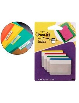 Notas Adesivas Post-it Index 50,8 x 38 mm Multicolor (6 Unidades)