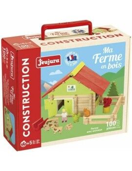 Figuras de Ação Jeujura  Farm With Animals 100 Peças Playset