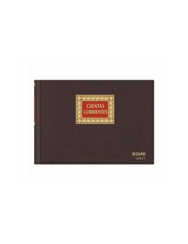 Livro de Contas DOHE 09927 Quarto Castanho-avermelhado 100 Folhas