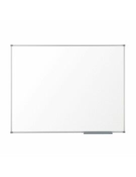 Quadro magnético Nobo Basic 90 x 60 cm Branco Prateado Alumínio Aço