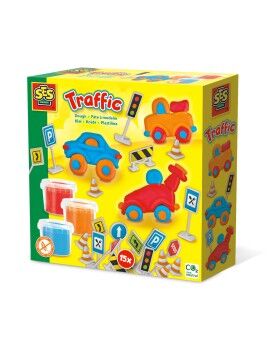 Juego de Plastilina SES Creative Traffic Sin gluten