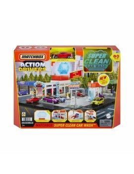 Playset de Veículos Matchbox Action Drivers Super Clean Car Wash