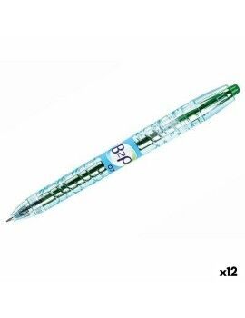 Esferográfica de gel Pilot B2P Verde 0,4 mm (12 Unidades)