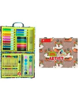 Conjunto de pintura Roymart Little Artist Fox Mala 68 Peças Multicolor