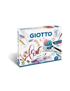 Conjunto de Desenho Giotto Art Lab Fancy Lettering 45 Peças Multicolor