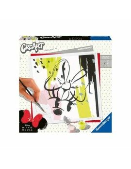 Conjunto de pintura por números Ravensburger Modern Minnie 20 x 20 cm