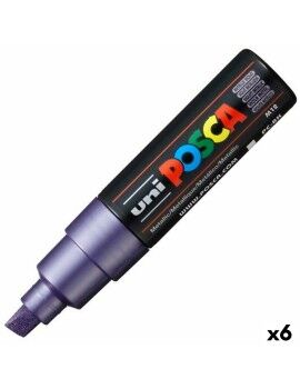 Marcador POSCA PC-8K Violeta (6 Unidades)