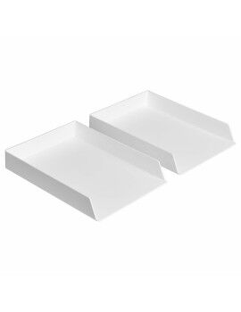 Bandeja clasificatoria Amazon Basics Blanco Plástico 2 Unidades (Reacondicionado A+)