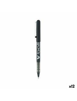 Bolígrafo Roller Pilot V Ball 0,7 mm Negro (12 Unidades)