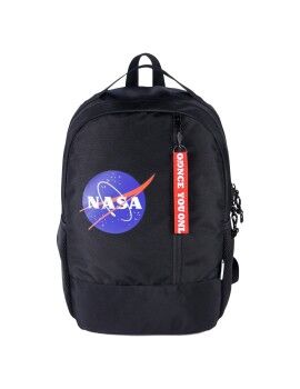 Mochila Escolar DOHE Nasa Logo Preto 32 x 45 x 17 cm