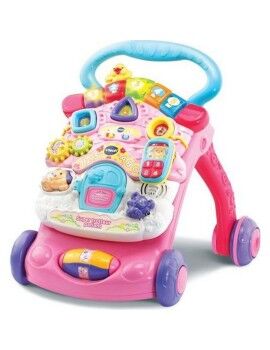 Andarilho Vtech Super Trotteur Parlant 2 En 1 Rose Cor de Rosa