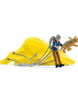 Playset Schleich Parachute Rescue Dinosaurio