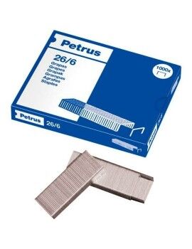 Grampos Petrus 26/6 6 mm (20 Unidades)