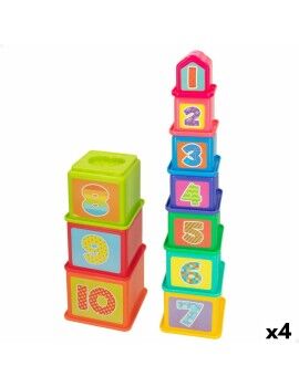 Bloques Apilables PlayGo 4 Unidades 10,2 x 50,8 x 10,2 cm