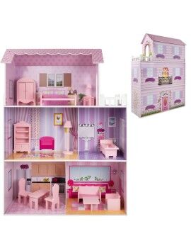 Casa de Bonecas Play & Learn 14 Partes 80 x 112 x 31 cm